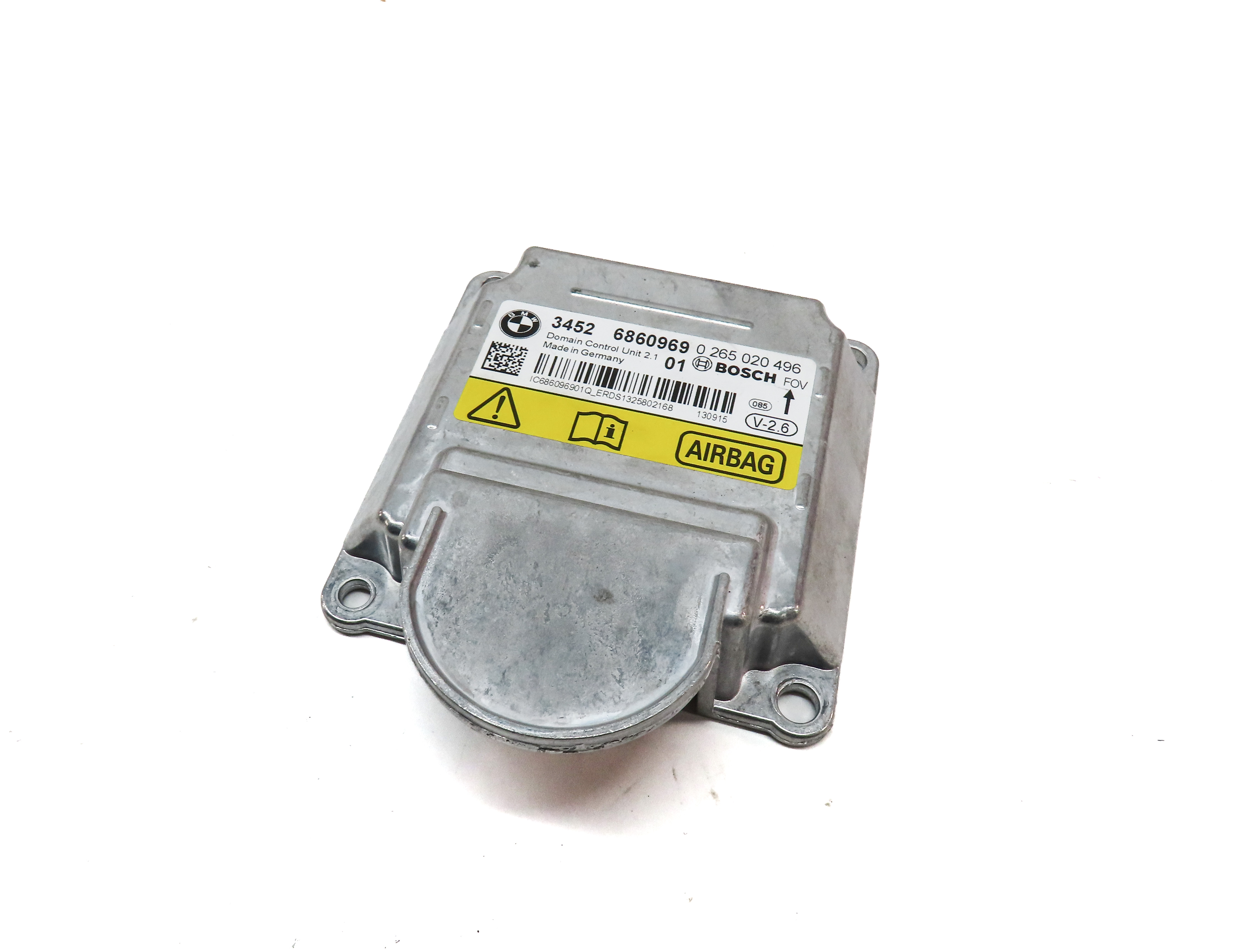 2014 BMW X3 (F25) SRS ICM SUPLIMENTAL RESTRAINT SYSTEM SAFETY CONTROL MODULE — exact item pictured